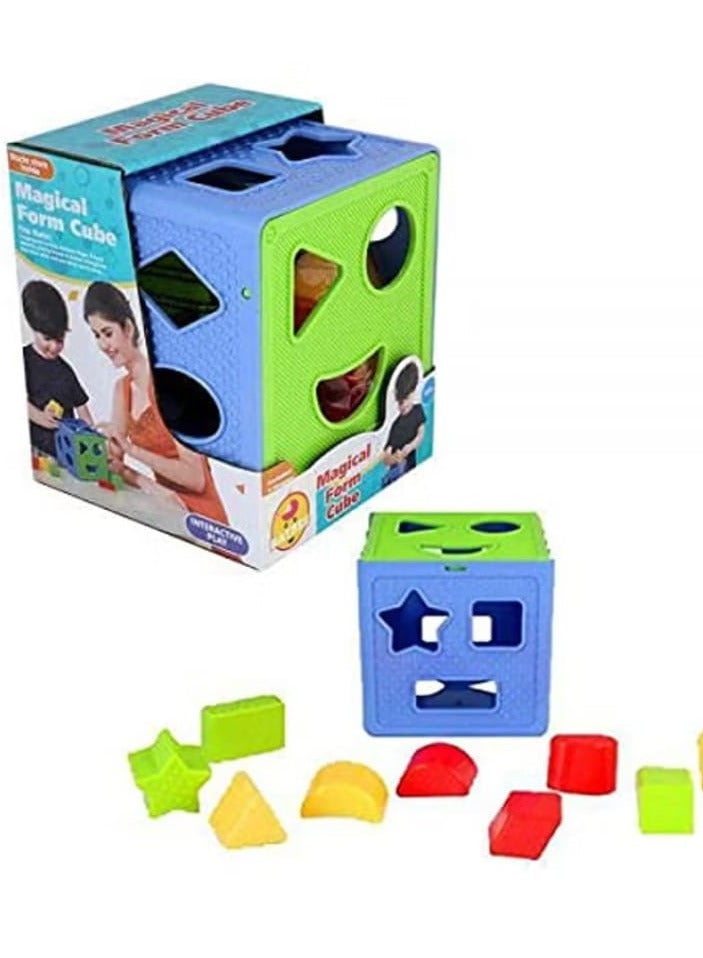 مكعب الشكل السحري، متعدد الألوان، خامات متعددة، من ماجيكال فورم كيوب - Image 3